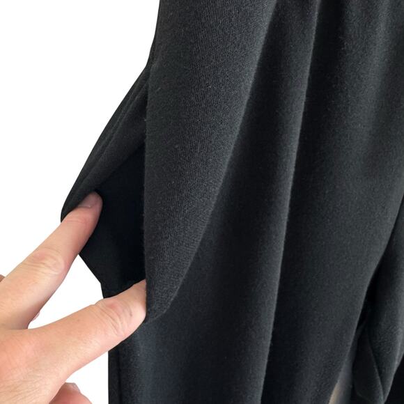 Weekends By Chico's Black Drawstring Waist Cozy Lounge Pants Sweatpants Size L - Picture 3 of 6